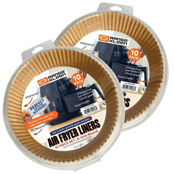Range Kleen Doublure de friteuse à air rectangulaire jetable non blanchie de 8 pouces