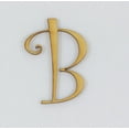 thumbnail image 1 of 1 Pc, 10 Inch X 1/4 Inch Thick B Wood Letters In The Curlz Font Easy To Paint Or Decorate, 1 of 3