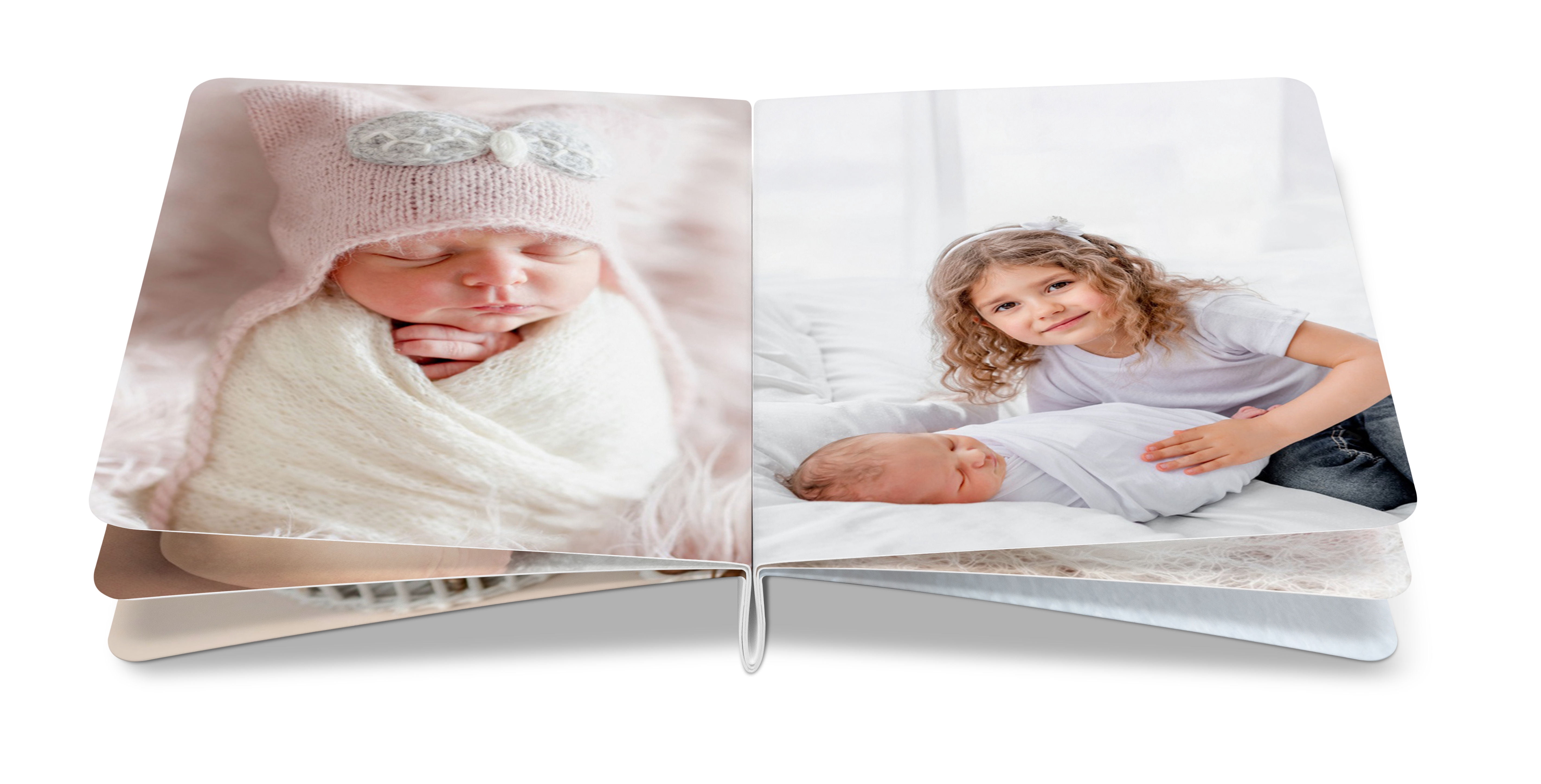 Personalized Pocket-Size Brag Book Photo Album – 4" x 4" Mini Album, 12 Pages