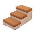 thumbnail image 3 of Escaleras para perros Escaleras plegables para mascotas Rampa para perros multifuncional ligera y práctica con almacenamiento para cachorros Cama Sofá Café, 3 of 9