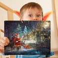thumbnail image 2 of TIELUTT Puzzle Thickened Paper Santa 126 of Puzzle for Children To Assemble Alphabet Board Games Construction for Kids Division and Multiplication Games Bulk for Kids Building for Kids 4-6, 2 of 7