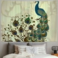 thumbnail image 2 of Orinice Peacock Tapestry Wall Hanging Unique Style Graphic Tapestries Home Wall Decor Art for Living Room Bedroom Apartment Farmhouse Dorm 40x60inch, 2 of 6