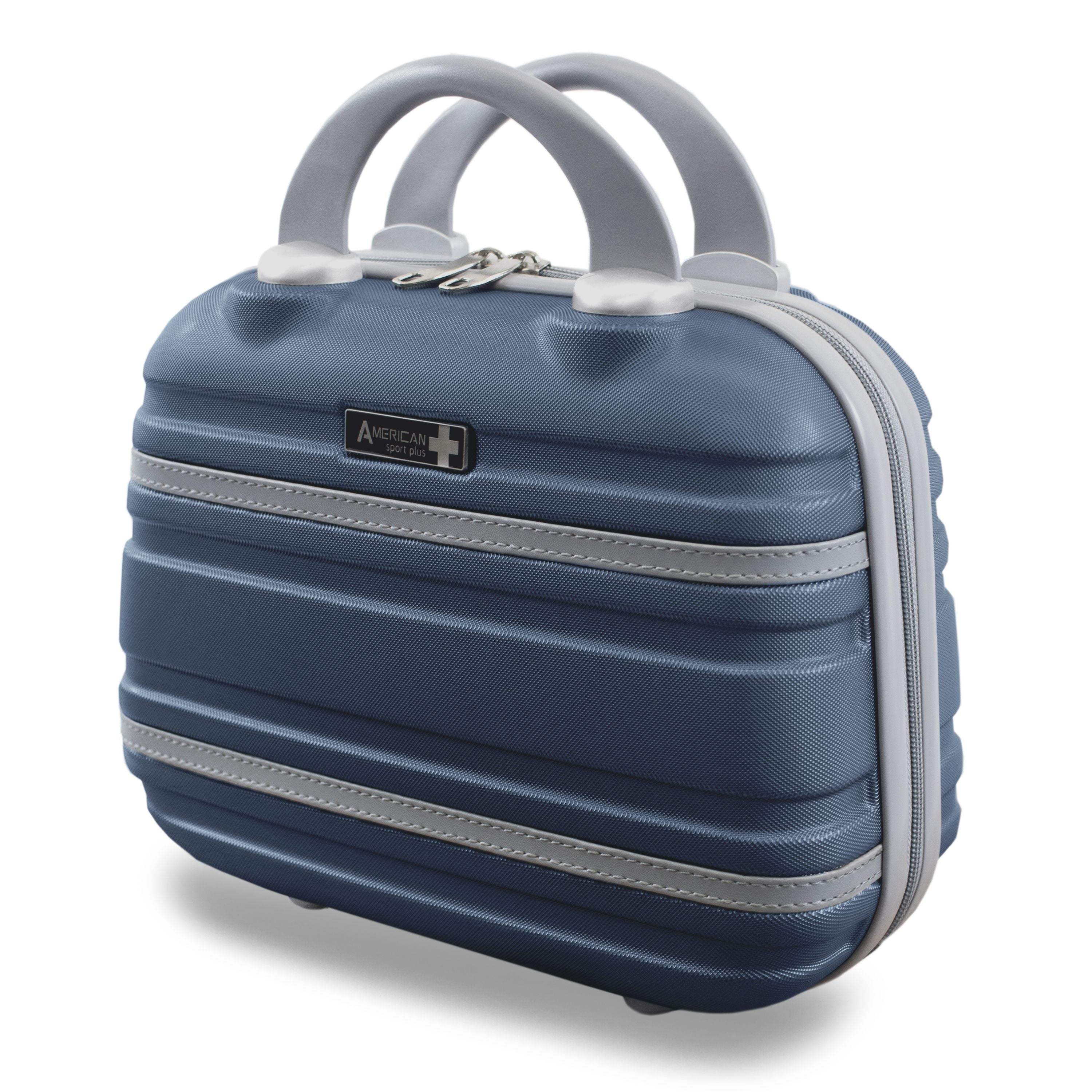 Varsity 11" Cosmetic Hardside Vanity Case, Slate Blue/Grey - Walmart ...