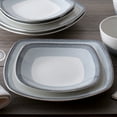 thumbnail image 5 of Noritake Colorscapes Layers Ash 12-Piece Square Dinnerware Set, Service for 4, 5 of 7