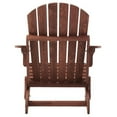 thumbnail image 3 of Kevinplus Outdoor Folding Adirondack Chair with Pre-Assembled BackRest & SeatBoard, Wood Patio Chair for Garden Backyard Porch Pool Deck Firepit, 3 of 8