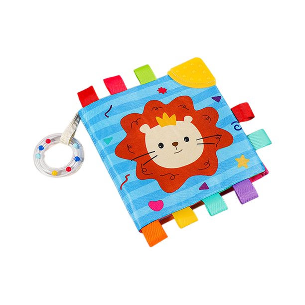 Juguetes de piscina, juguetes para bebés, juguetes para niños pequeños, libro de tela sensorial, lavable, resistente al desgarro, libro interactivo silencioso con textura arrugada y cascabeles, activi