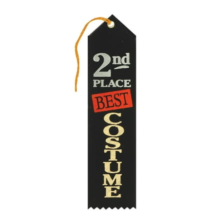 Best Costume 2nd Place Award Ribbon (Pack of 6) (Best Places For Second Homes)