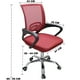 thumbnail image 4 of Silla de Escritorio Idea Nuova Color rojo, 4 of 4