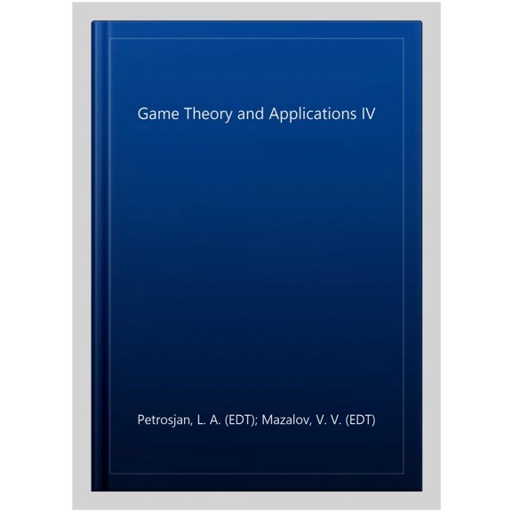 Pre-Owned Game Theory and Applications IV