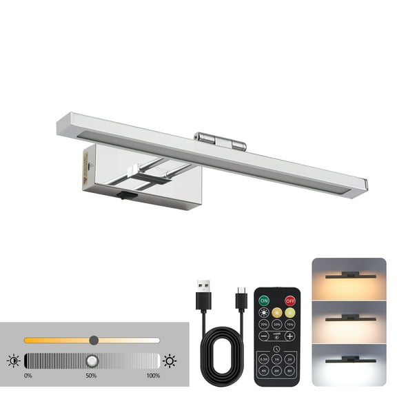 Clyhixe Wall Lights Industrial Energy Efficient Integrated LED Stainless Steel Corded Electric Wall Sconces with Obscure Shades