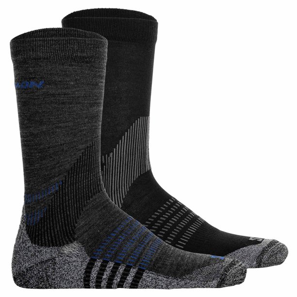 Salomon Calcetines de senderismo unisex, paquete de 2 - X Ultra Access Crew, calcetines deportivos, transpirables Negro/Antracita
36-38
