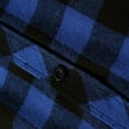 thumbnail image 6 of BUIGTTKLOP Mens Button down Plaid Shirt Short Sleeve Shirts Casual Summer Beach Shirts with Chest Pocket, 6 of 6