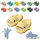 thumbnail image 1 of New Cute Shark-themed Slippers And Slides - Unisex Cartoon Cloud Shark Design With Non-slip Soles For Kids, 1 of 2