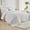 White, variant on Bedspreads 128x120 for Tall or Cal Bed Quilted Coverlet Set 3 count Include 1 Extra Wide Quilt 2 Pillowcases Blue