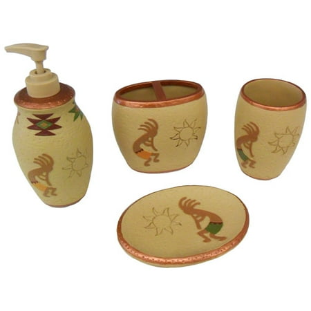 Mainstays Kokopelli 4 Piece Accessory Set Mainstays Kokopelli 4 Piece Accessory Set