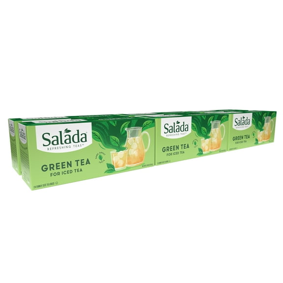 Salada Green Iced Tea, 24 Family Sized Tea Bags (Pack of 6)