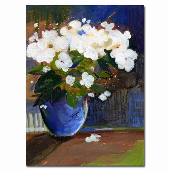 Trademark Art "The Blossoming" Canvas Art by Sheila Golden
