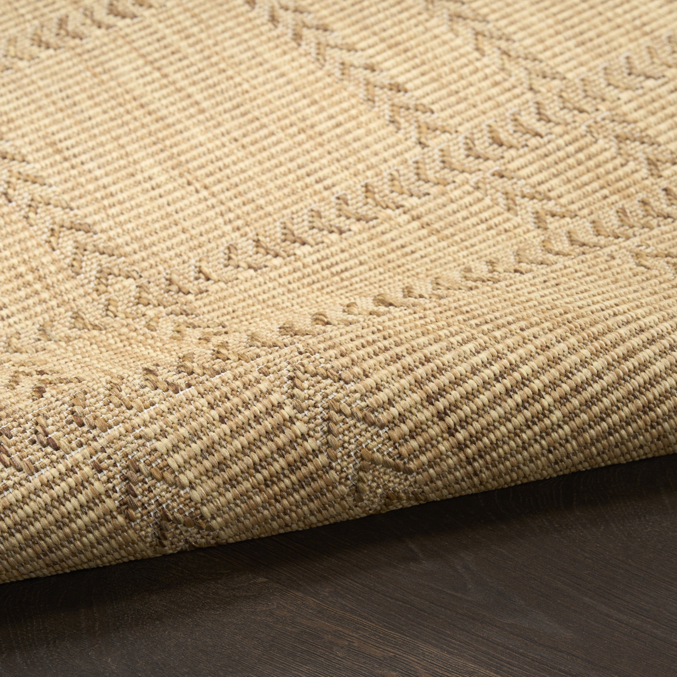 Nourison Horizon Indoor/Outdoor 3' x 5' Natural Modern Rug