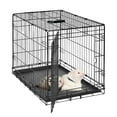 thumbnail image 3 of GarveeLife 48 Inch Rabbit Cage, Portable Rabbit Carriers with Slide Out Tray, Top & Front Door, Folding Small Critter Carriers Cage for Bunny, Ferret, Chinchilla,  Cat, Rat, 3 of 7