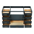 thumbnail image 5 of Ariel Stafford 60 Inch Single Sink Base Cabinet In Midnight Blue, 5 of 8