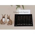 thumbnail image 2 of HAHDAXIA Outdoorfly Velvet Stackable Necklace Organizer Tray Jewelry Storage Necklaces Display Case Box Holder for Drawers(Necklace Tray), 2 of 6