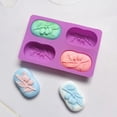 thumbnail image 7 of 4 Cavity Oval Olive Leaf Silicone Soap Making Moulds for DIY Soap Crafting and Baking Tools -Purpose Use for Handmade Products, 7 of 7