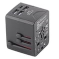 thumbnail image 4 of Adaptador de viaje universal, convertidor de corriente con enchufe internacional, múltiples tomas de corriente 110-, 4 of 14