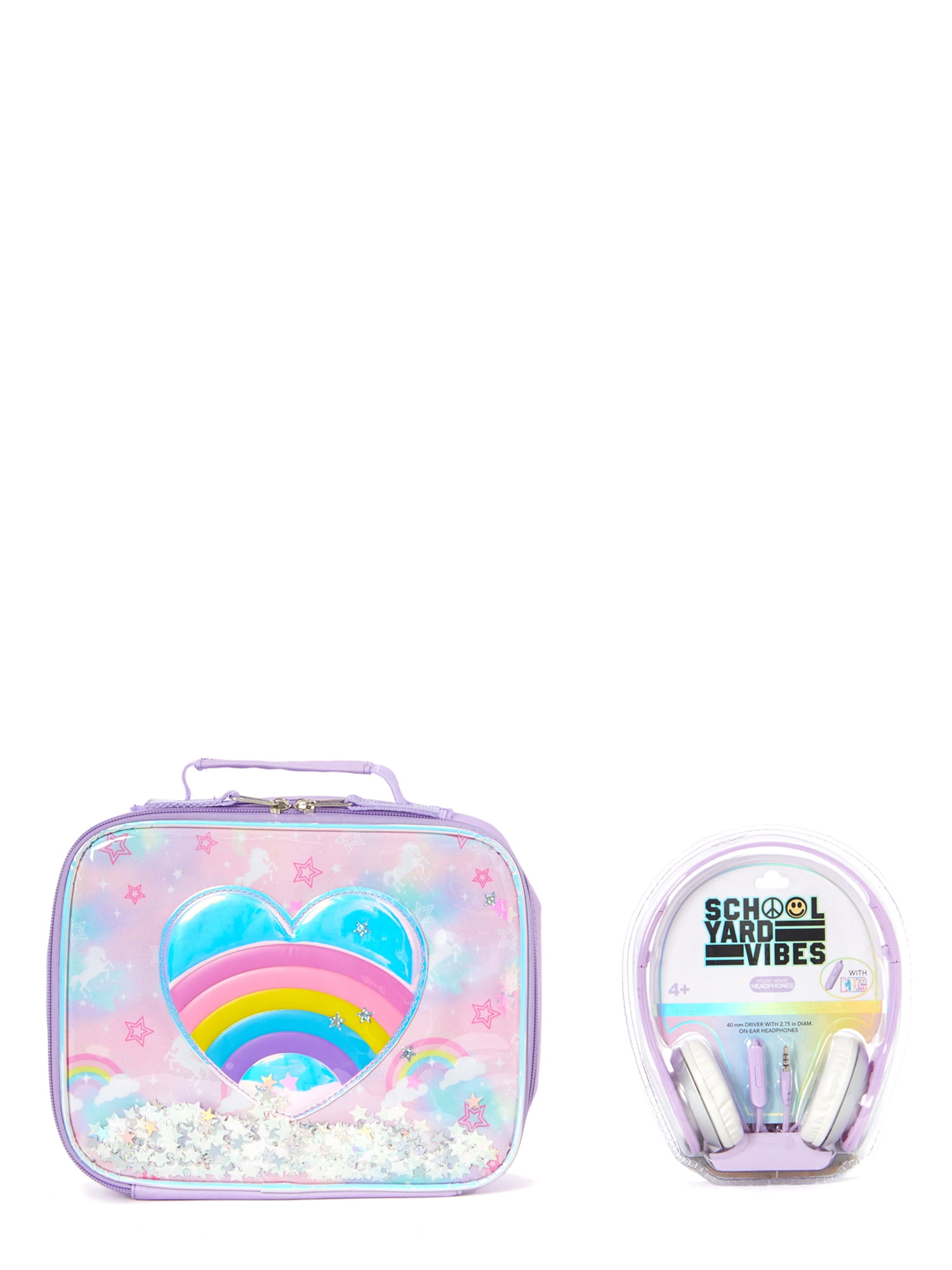 Schoolyard Vibes Heart Rainbows Girls 16