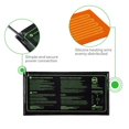 thumbnail image 4 of MET certified Seedling Heat Mat, Seedfactor Waterproof Durable Germination Station Heat Mat, Warm Hydroponic Heating Pad for Indoor Home Gardening Seed Starter(10" x 20"), 4 of 6