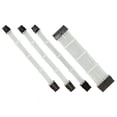 thumbnail image 2 of Cable de alimentación de extensión Injueey con Conectores flexibles material Nylon color blanco, 2 of 6