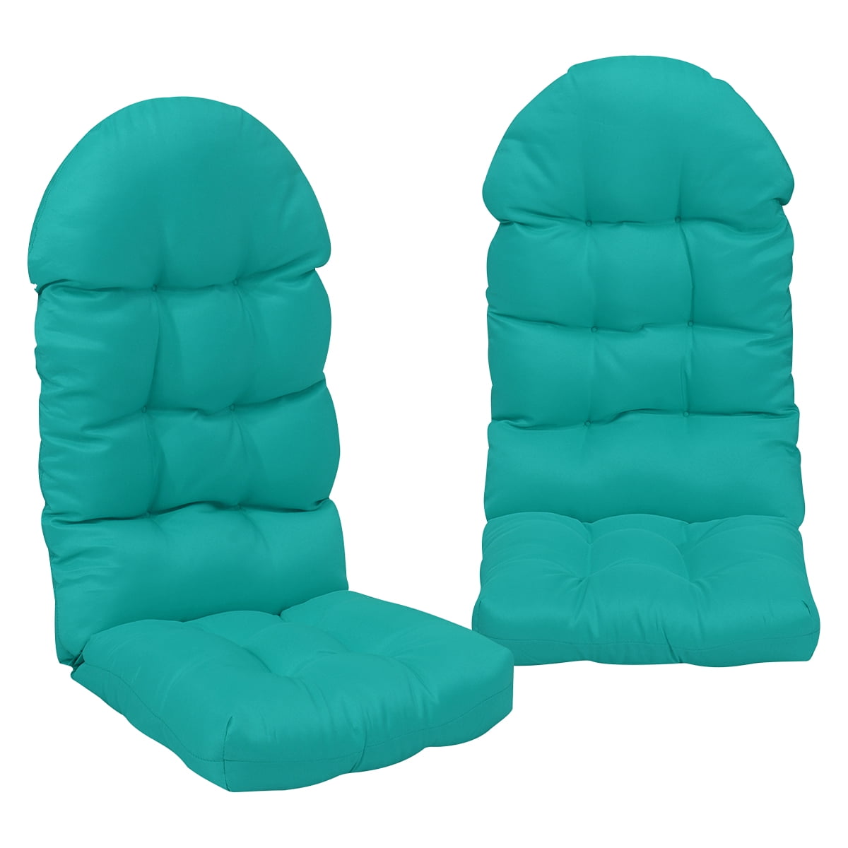 2PCS Weather Resistant Adirondack Chair Cushions High Back Indoor