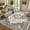 Beige/Blue, variant on Uermei 10'x14' Large Area Rug: Soft Non-Slip Washable Indoor Carpet for Living Room Bedroom Dining Room Office - Beige Blue