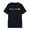 Black, variant on NinXxx Women's Graphic Print Crew Neck Soft Comfortable Daily Basic Top White XL