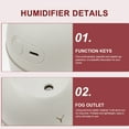 thumbnail image 5 of 2pcs USB Air Humidifier Mini Air Humidifier Mist Humidifier Mini Humidifier, 5 of 8