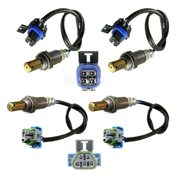 For 2006 for Chevrolet Tahoe for GMC Yukon V8 5.3L 4pcs Oxygen O2 Sensor 1&2 Upper Lower