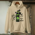 thumbnail image 5 of LUOGENLI Chandails à Capuche pour Hommes Graphiques Rose Halloween Chandail à Capuche Graphique Chandail Molletonné à Enfiler Manches Longues Veste Décontractée avec Imprimé pour Automne Hiver Tenue Confortable Chandails à Capuche pour Hommes Paquet Coton Beige Taille TG, 5 of 5
