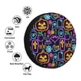 thumbnail image 5 of Rv Spare Tire Cover 16 inch - pumpkins halloween design Tire Covers for Trailers, Adjustable Camper Spare Tire Cover, 5 of 7