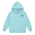 thumbnail image 6 of 13-14 Years Teen Baby Girl Outfits Toddler Fall Winter Pajama Set Clothes Cute Long Sleeve Sweatshirt Tops Pants Set Infant 2Pcs Clothing Girls Hooded Sweatshirt And Sweatpants, 6 of 6