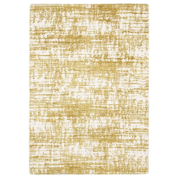 Oriental Weavers Modern Geometric Area Rug, 23" x 76", Dark Teal Blue & Ivory