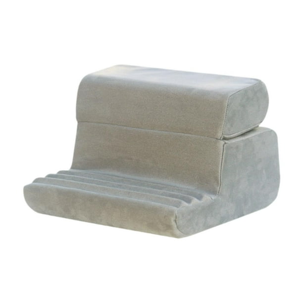Soporte de almohada para tableta, soporte para teléfono, accesorios, convertible, ajustable, para tableta Gris
