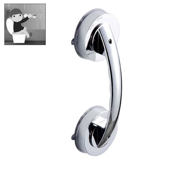 Kitchen Storage Bar Bathroom Suction Cup Handle Grab Bar Shower Safety Bar Tub Door Anti Slip Handrail Bathroom Grab