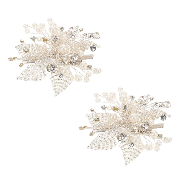 WEUVEB 2Ud Clip Para Con Y En Color Plateado Para Novias