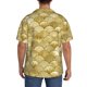 thumbnail image 3 of Fotbe Mermaid Fish Scale Camisa Estampada de Manga Corta para Hombre, Casual de Verano, Estilo Playero, Sin Arrugas-Small, 3 of 5