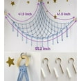 thumbnail image 5 of Stuffed Animal Storage Hammock or Net Corner - Large Toy Hammock Net for Stuffed Animals Room Decor - Cute Stuff Animal Organizer Plush Holder - Kids Baby Nursery Essentials Wall Bedroom Home Decor, 5 of 6