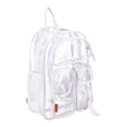 thumbnail image 3 of Eastsport Unisex 16" Junction Cargo Clear Backpack, Lavender Fog, 3 of 7