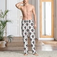 thumbnail image 2 of Naloa Pirate Puppy Pajama Pants Men, PJ Bottoms, Sleep & Lounge Pants-Medium, 2 of 6