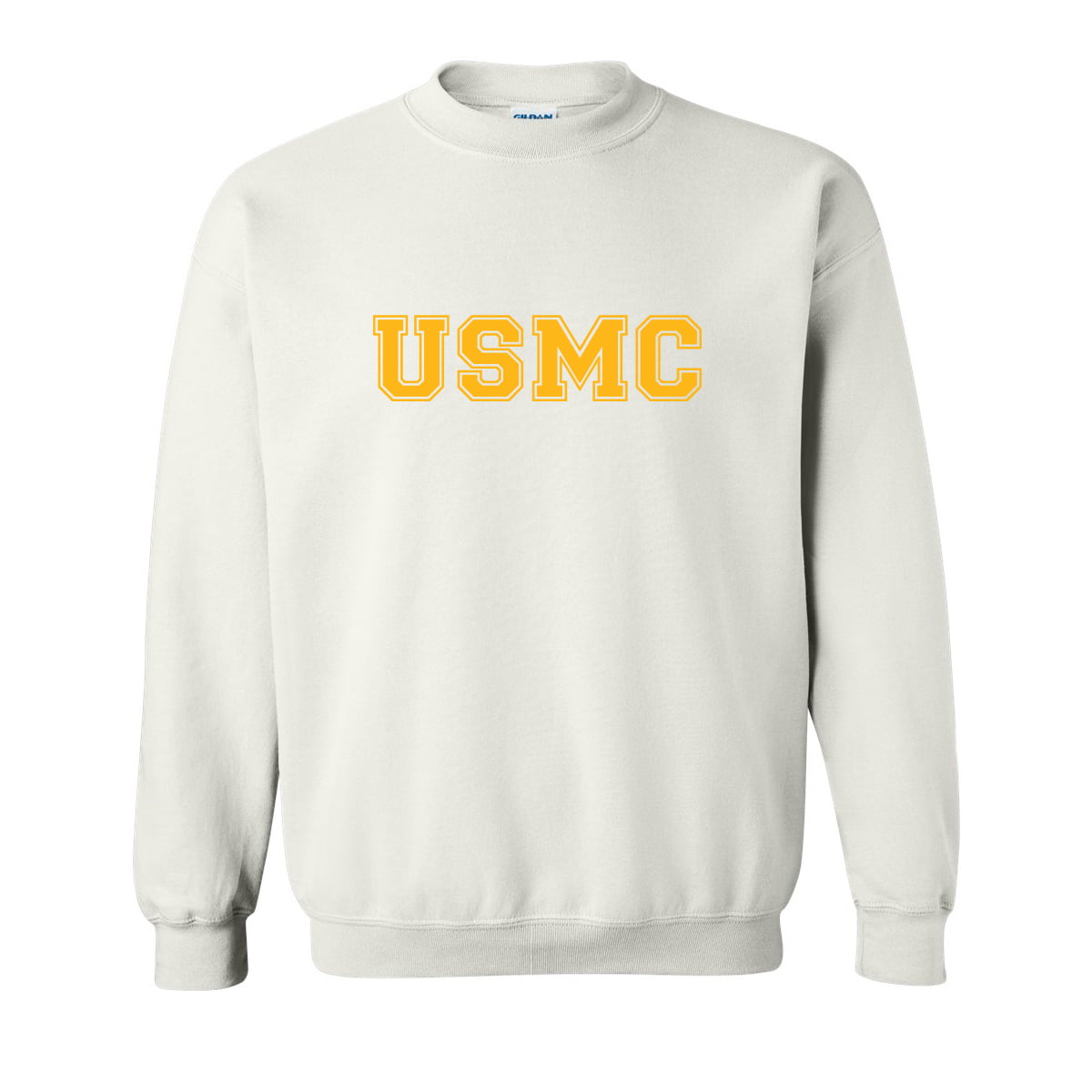zerogravitee USMC Athletic Gold Crewneck Sweatshirt 