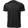 thumbnail image 4 of Men's Cotton Linen Henley Shirt Short Sleeve Casual Summer Band Collar Beach T-Shirts Button-up Solid T-Shirt, 4 of 6