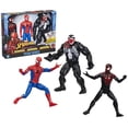 thumbnail image 3 of Marvel Titan Series Spider-Man, Venom, Miles Morales, pack de 3 figurines, 3 of 15