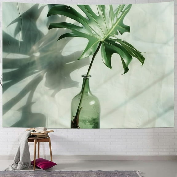 Orinice Green Plants Tapestry Wall Hanging Unique Style Graphic Tapestries Home Wall Decor Art for Living Room Bedroom Apartment Farmhouse Dorm 40x30inch